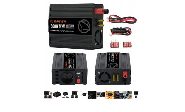 Інвертор перетворювач напруги 12v 220v 500 W / 1 000 W