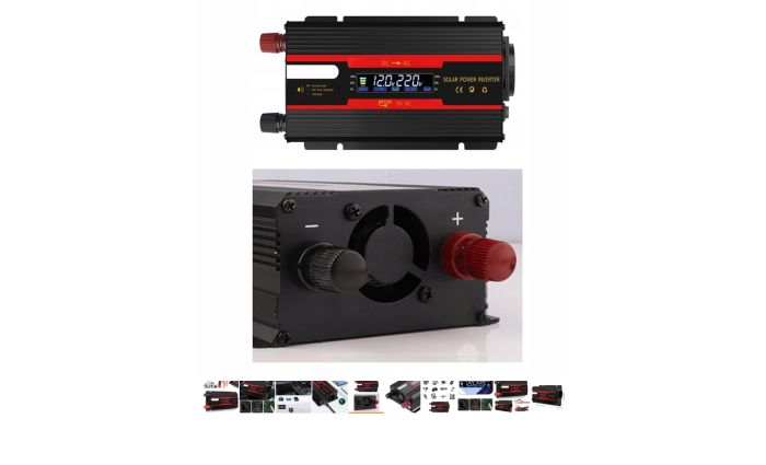 Інвертор перетворювач напруги 12v 220v 700 W / 2 000 W