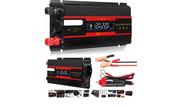 Інвертор перетворювач напруги 12v 220v 700 W / 2 000 W