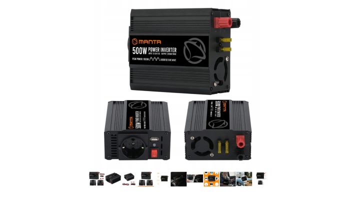 Інвертор перетворювач напруги 12v 220v 500 W / 1 000 W
